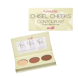 Barry M Cosmetics Chisel Cheeks Contour Kit, Light