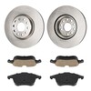 PHILTOP Front Brake Pads and Rotors kit Fit for Volkswagen
