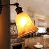 Eumyviv 3 Pack Bell Shaped Alabaster Glass Lamp Shade Replacement