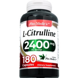 FITO MEDIC'S Lab | l citrulline |180 Capsules |2400 mg| l-citrulline | l-citrulline Capsules | l citrulline Capsules | citrulline | Ultra high Absorption.