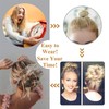 Tousled Updo Messy Bun Hair Piece Scrunchies Hair Synthetic Wavy