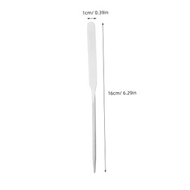 Baluue Stainless Steel Makeup Mixing Spatula Multifunctional Foundation and Nail Art Tool for Stirring Scraping and Blending Material for Professional and Personal Use
