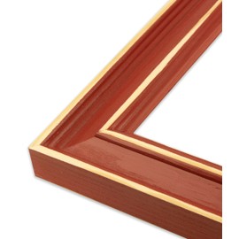 The Rusty Roof-Distressed Classic Colonial Red-Solid Wood Picture Frame-8.25x11.75 (A4)