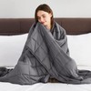 CuteKing Weighted Blanket for Adults (20lbs, 60"x80", Grey) Heavy Blanket