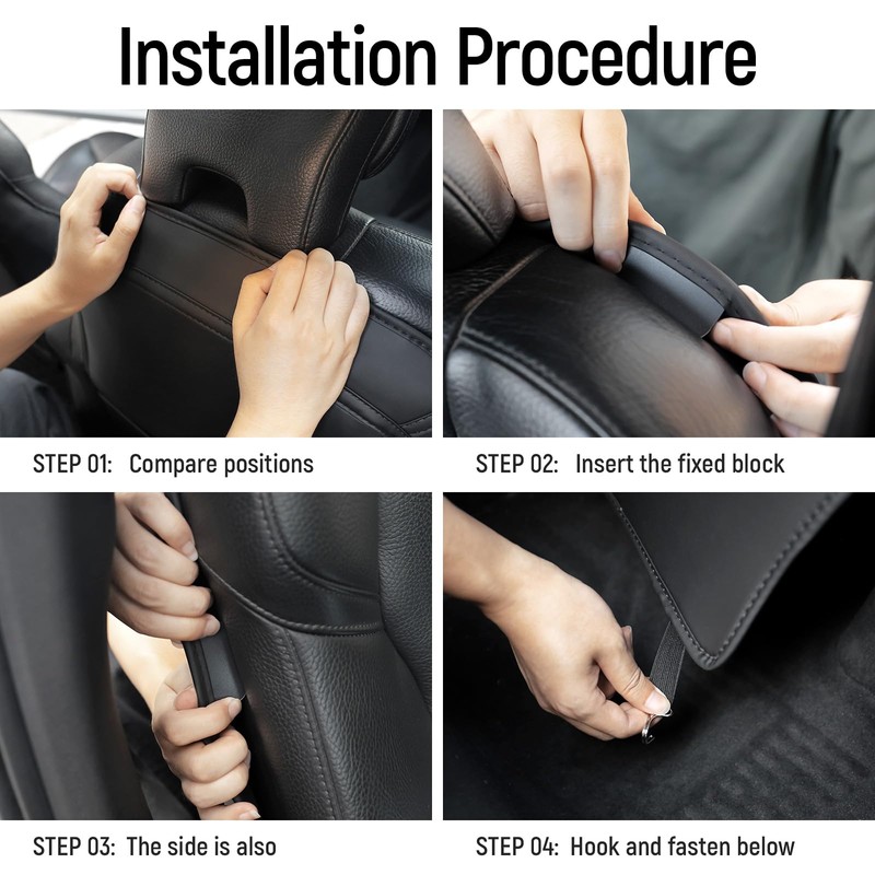 ZZEQYG Upgrade Seat Back Protector for Volvo XC90 XC60 S90