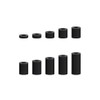 WEAXIO Pack of 300 Nylon Round Spacers, Electric Socket Screw
