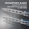 FLISSA 2PCS Butterfly Balisong Trainer Practice Alu Handle No Offensive