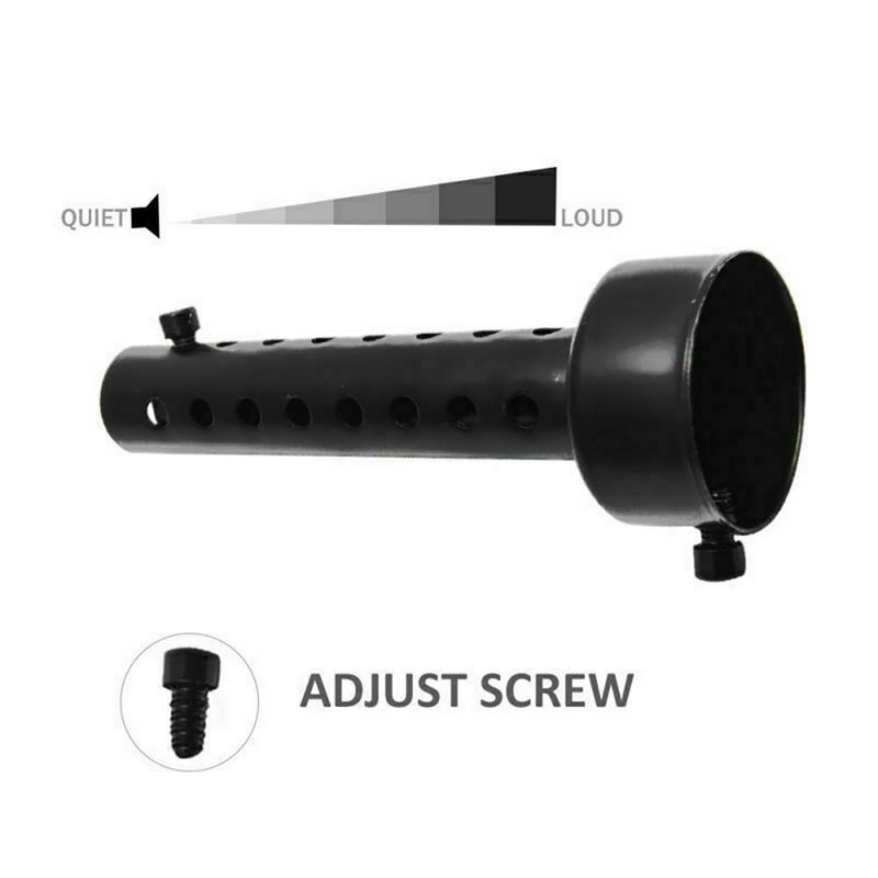 Riloer 2pcs Universal 48 mm Motorcycle Exhaust Silencer Motorcycle Muffler