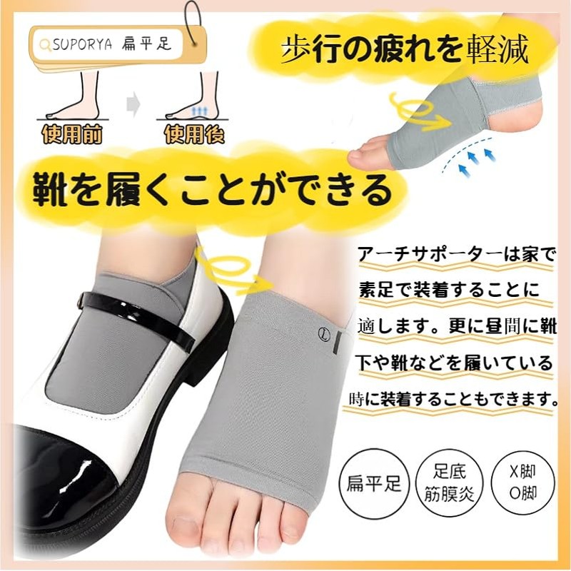 Arch Support for Foots, Shock Absorption, Foot Cushion, Pad for