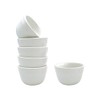 Tuxton Home THCWB0752-6B Concentrix Ceramic Mini Bowl, 7.5-Ounce, White