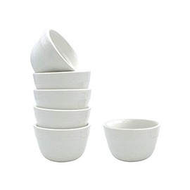 Tuxton Home THCWB0752-6B Concentrix Ceramic Mini Bowl, 7.5-Ounce, White