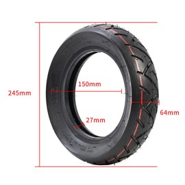 10 Inch 10x2.50 Tire Pneumatic Outer Tyre Compatible for Kugoo M4 Electric Scooter