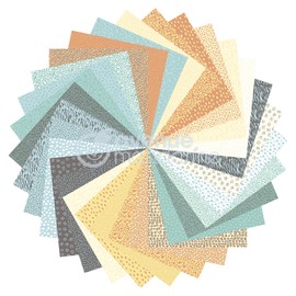 Avenue Mandarine OR513C Origami Paper with 60 Sheets, Printed on Both Sides, 20 x 20 cm, 70 g, + 1 Sheet of Eye Stickers, Ideal from 7 Years, Fur, 1 Pack