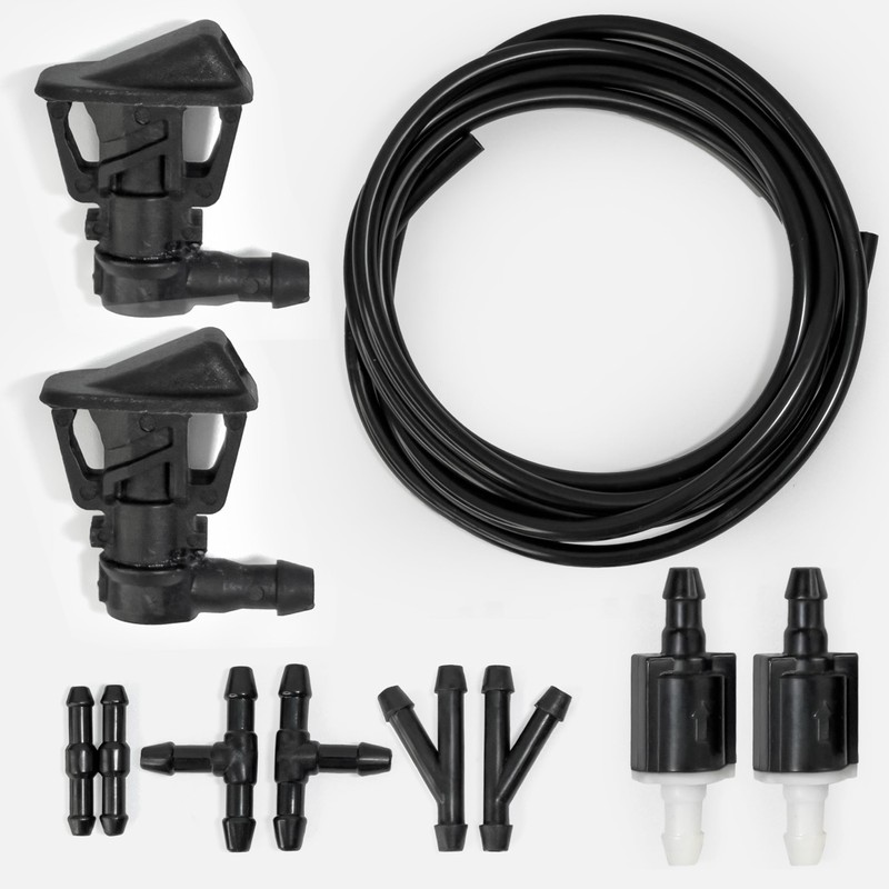 Click&Fit Repair kit Windshield washer Nozzles compatible with Jeep Wrangler
