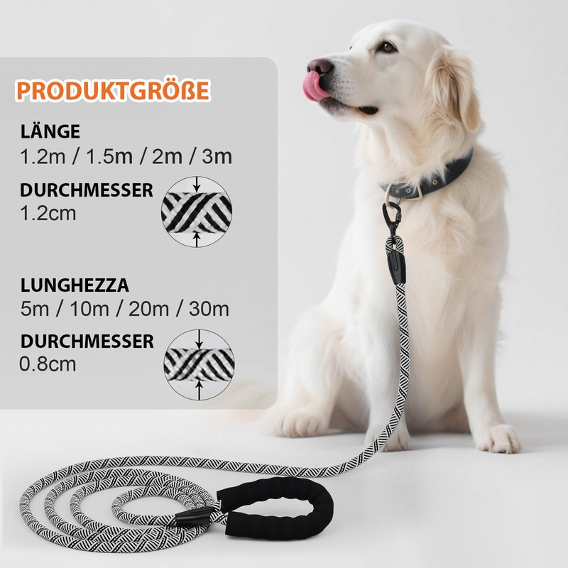 Dog Lead, 1.2 m, 1.5 m, 2 m, 3 m,