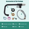 Heyalan Matte Black Faucet Cold Water Only Single Lever Handle