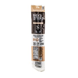 Nick's Sticks | 100% Grass-Fed Venison Sticks | Made in the USA | Gluten Free | Paleo | Keto | Whole30 Approved | No soy Antibiotics or Hormones (6-1.7 oz. Packages of 2 Sticks)