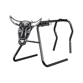 Tough 1 Roping Dummy Junior Collapsible Metal Steer Head Black 58-7871