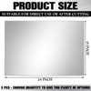 Yookeer 3 Pcs Two Way Mirror Glass, 18x24x0.04 Inch Acrylic