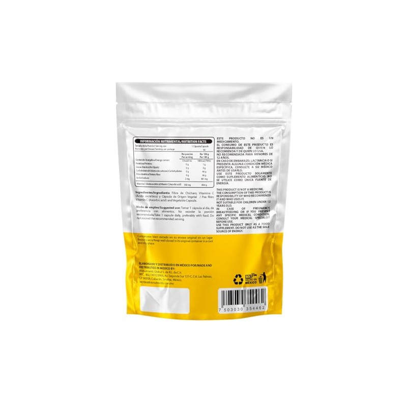 Wellthy Vitamina Cápsulas 300mg Solo Cápsula Día Vcaps Capsulas Veganas