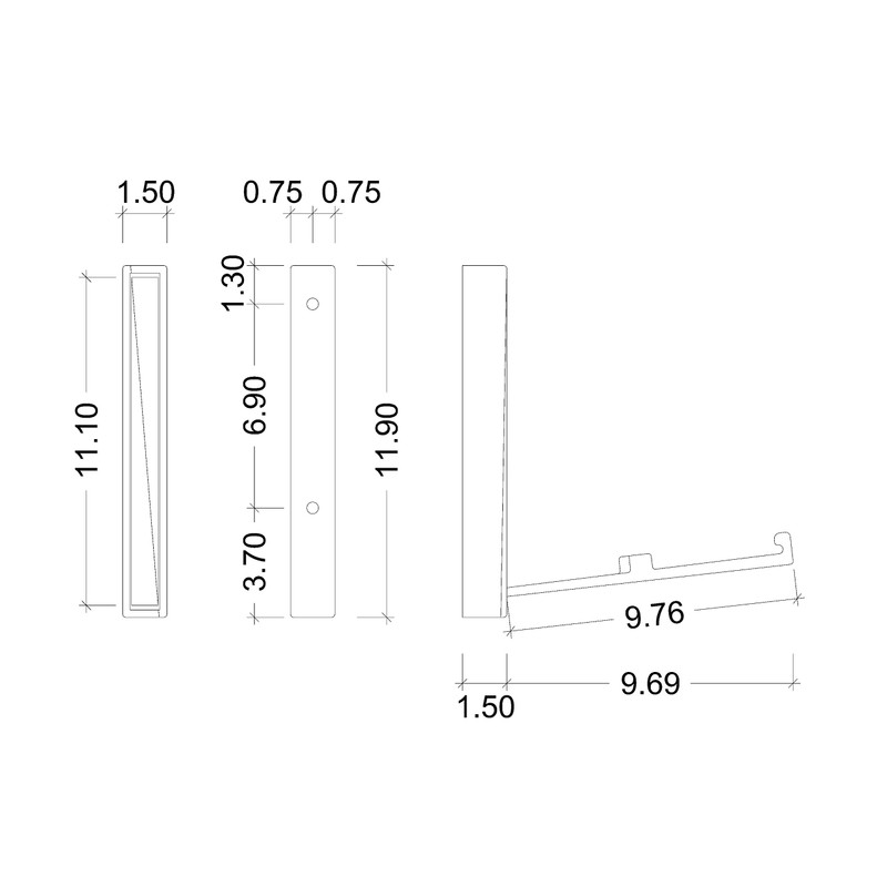 Wall Panel Folding Hook Wardrobe Hook