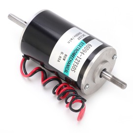 DC Motor HighSpeed 80W Micro CW CCW Double Output Shaft Speed Regulation 12V XD60D9412Y50S(Without Bracket )