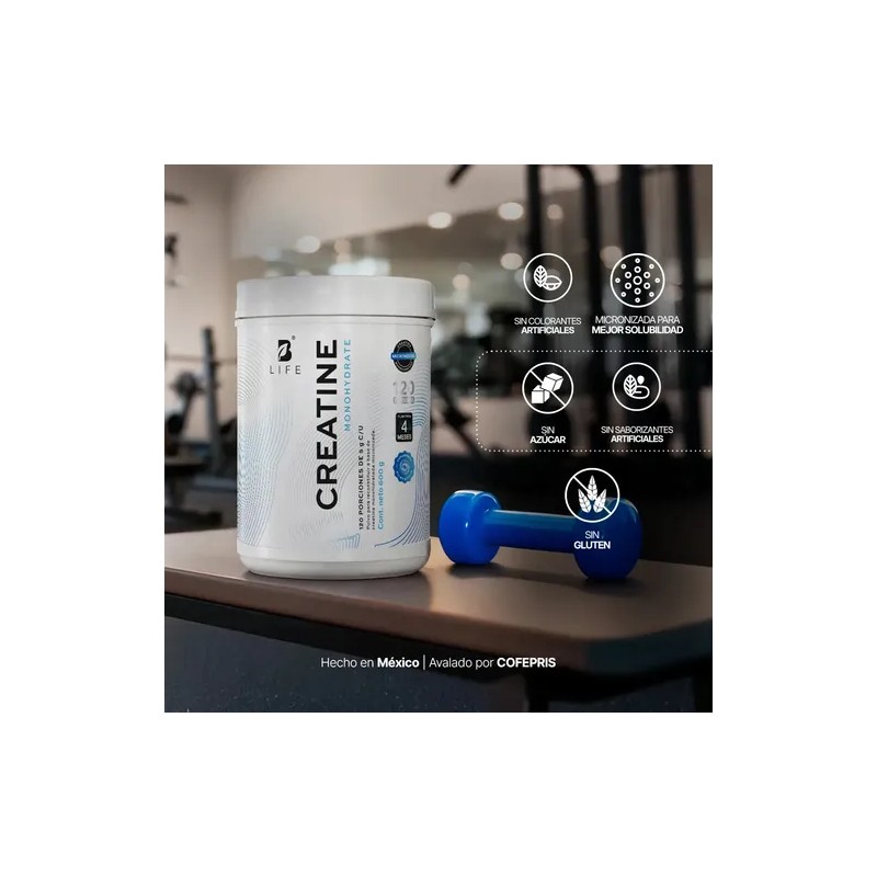 Creatina Monohidratada 120 Tomas Creatine Monohydrate B Life
