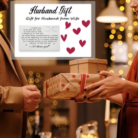 renaissancey Wallet Card Love Note, I Love You Note Cards, Anniversary Wallet Card Gifts for Husband Boyfriend Hubby Couple, Valentines Day Birthday Christmas Gifts Romantic Gifts for Him or Her RC05