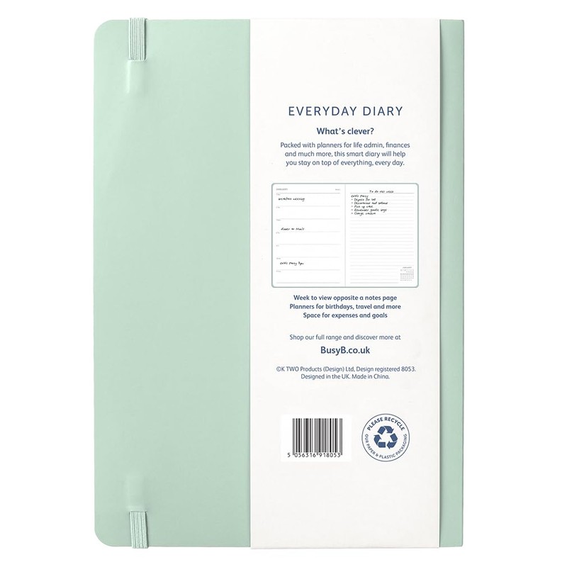 Busy B Everyday A5 Weekly Planner Diary 2026 - Compact