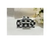 YOEMAYUNER Nonslip Checkered Claw Hair Clips for Women - Strong