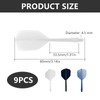 TRACOMPAN Dart Flights and Shafts Set 9pcs Break-Resistant Integrated 2-in-1