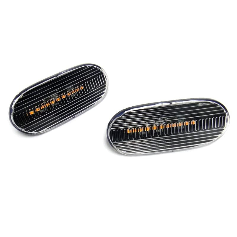 RZG 6x Clear Lens Side Marker Amber LED Indicator Reflector