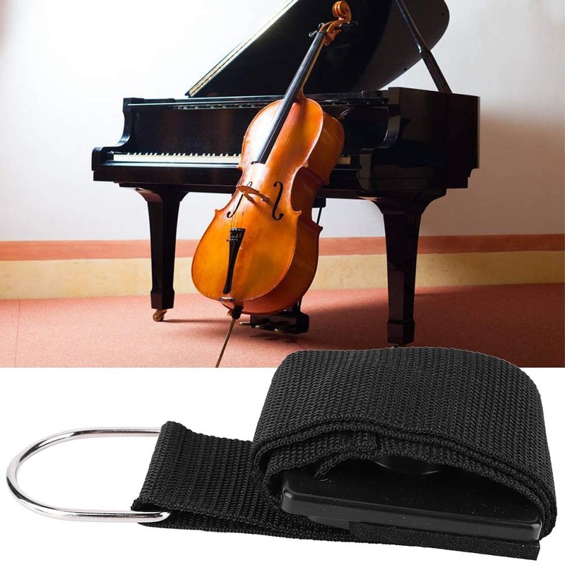 Dilwe Cello Non-Slip Belt, Oxford Fabric + Sponge Non-Slip Mat,