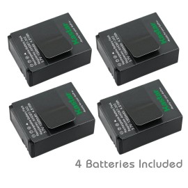 For GoPro Kastar GOPRO3 Battery for GoPro HD HERO3, HERO3+, AHDBT-302 - 4 Batteries