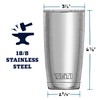 YETI Rambler 20oz Tumbler Stainless Steel Vacuum Insulated with MagSlider