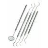 SZCO Tools Dental Pick Tools with Mirror Tweezer Teeth Scaler
