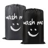 Travel Laundry Bag, 2 Pcs Portable Large Laundry Bags, Durable