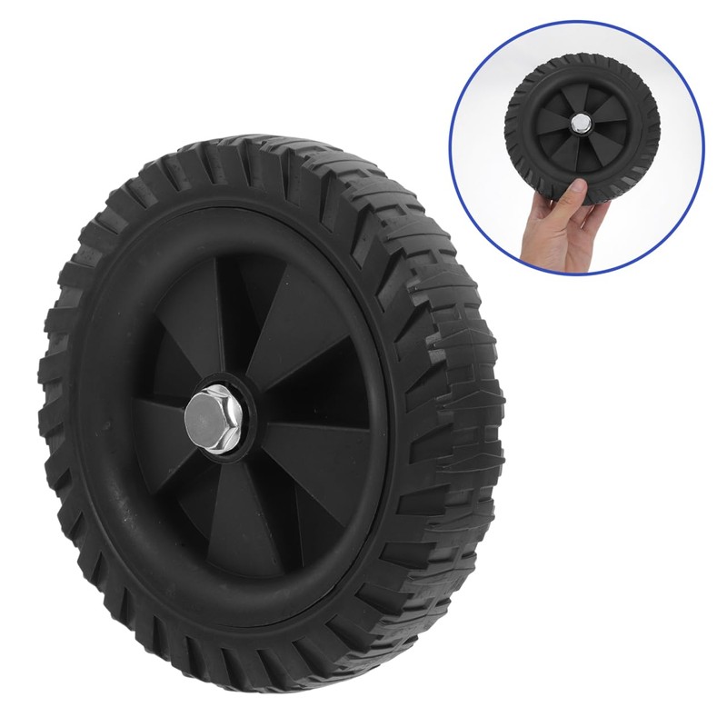 ARTIBETTER 6.2 Inch Rubber Air Compressor Replacement Wheels, Quiet Rolling