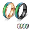 Mivofun 2 Pcs Mood Rings, Temperature Emotion Ring, Stainless Steel
