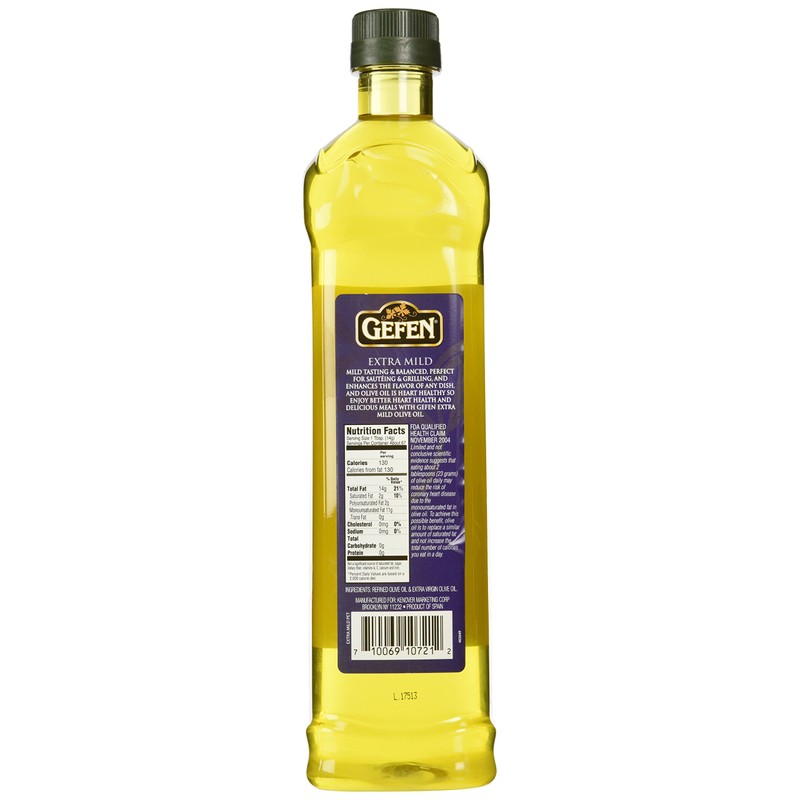 Gefen Extra Mild Olive Oil Daily, 33.8 Ounce