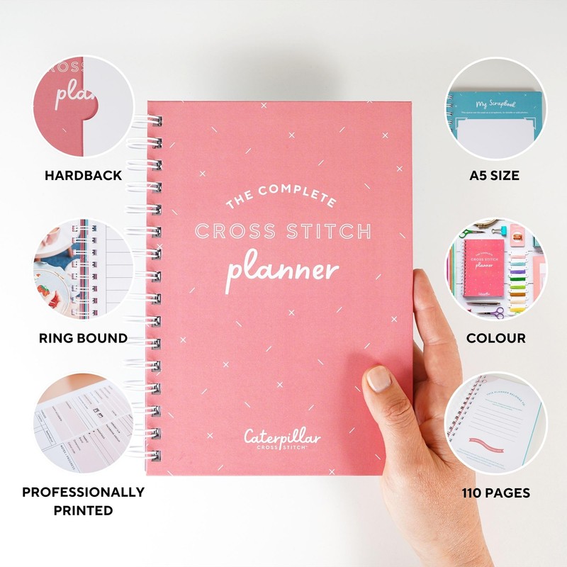 The Complete Cross Stitch Planner - Cross stitching journal incl.