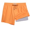 maamgic Men's Swim Trunks 5.5 inch Seersucker 2 in 1