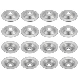 MECCANIXITY 16 Pcs M5 Arbor Washer, 1.5x30mm 304 Stainless Steel Bench Grinder Arbor Washer for Bench Grinder Polisher Wire Wheel Buffing, Silver
