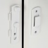 Wocoe 5 Packs White Stainless Steel Barn Latches | 3.93"