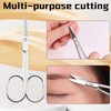 Pack of 3 Cuticle Scissors, Care Scissors Made of Stainless