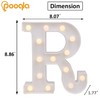 Pooqla LED Marquee Letter Lights Sign, Light Up Alphabet Letter