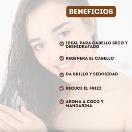 KOKOS |Acondicionador de Coco Hidratante |Suaviza, nutre y desenreda al instante |Restaura brillo y fortalece tu cabello |Acondicionador | Sin sulfatos y parabenos |Aroma coco | 500 ml