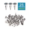 Self Tapping Sheet Metal Screws, #14 x 3/4", 25pcs, Stainless