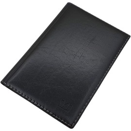myledershop Large Elegant ID Folder 18 Compartments MJ-Design-Germany Made in EU, Design 1 / Black, Elegant