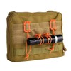 IronSeals 10 Pack Square Shape Tactical Gear Clip Molle Web